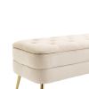 COOLMORE Storage Ottoman,Bedroom End Bench,