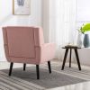 Modern Soft Velvet Material Ergonomics Accent Chair