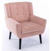 Modern Soft Velvet Material Ergonomics Accent Chair