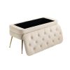 COOLMORE Storage Ottoman,Bedroom End Bench,