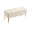 COOLMORE Storage Ottoman,Bedroom End Bench,