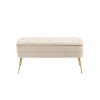 COOLMORE Storage Ottoman,Bedroom End Bench,