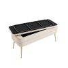 COOLMORE Storage Ottoman,Bedroom End Bench,