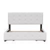 Upholstered Platform Bed with Classic Headboard