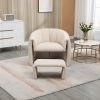 COOLMORE Accent Chair with Ottoman,