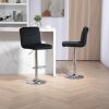 COOLMORE Bar Stools with Back and Footrest Counter Height Dining Chair