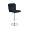 COOLMORE Bar Stools with Back and Footrest Counter Height Dining Chair