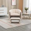 COOLMORE Accent Chair with Ottoman,