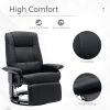 Faux Leather Manual Recliner,Adjustable