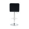 COOLMORE Bar Stools with Back and Footrest Counter Height Dining Chair