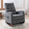 Baby Room High Back Rocking Chair Nursery Chair