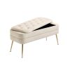 COOLMORE Storage Ottoman,Bedroom End Bench,