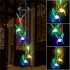 LED Colorful Solar Power Wind Chime